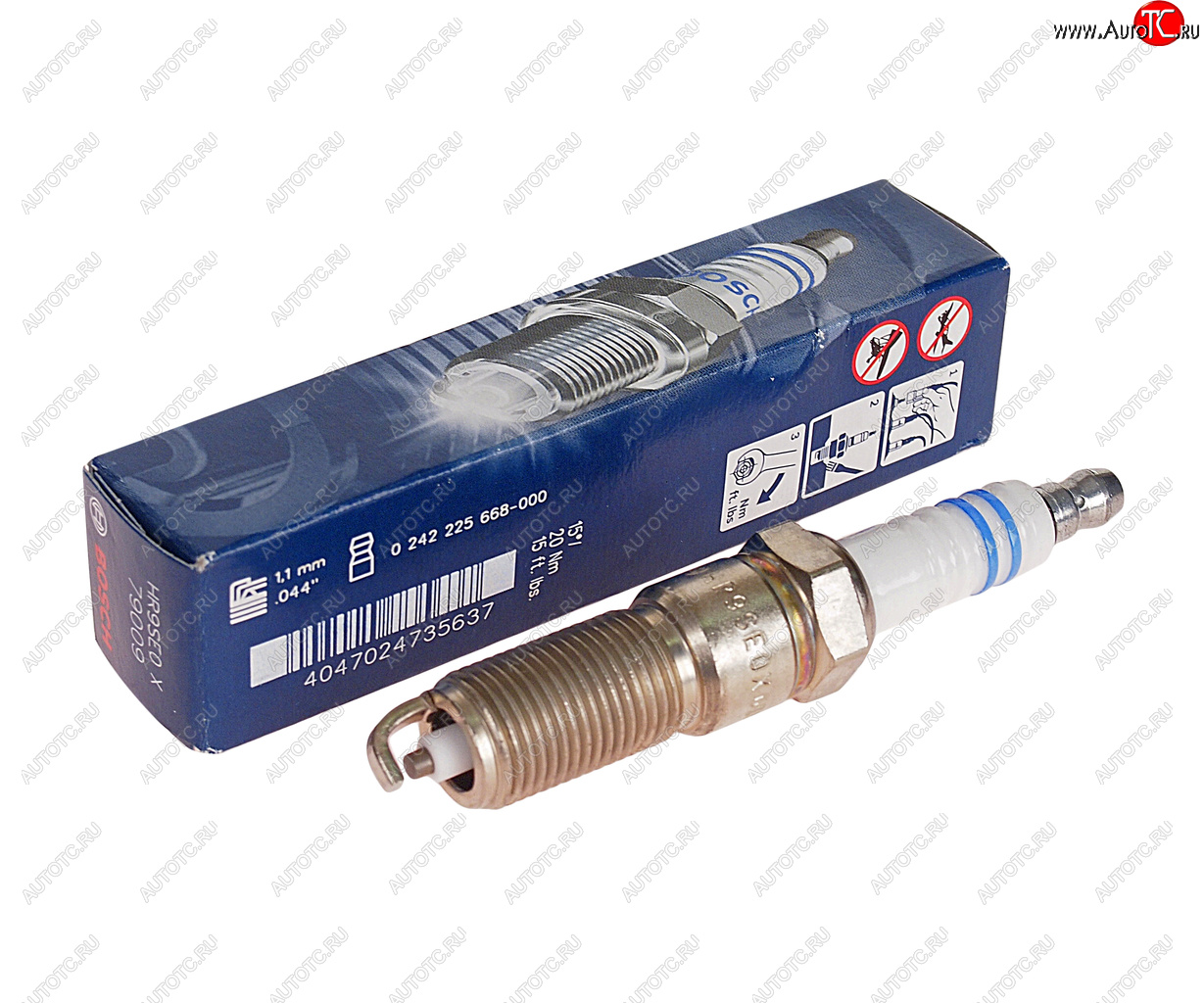 439 р. Свеча зажигания CHRYSLER Voyager (00-08) (2.4) BOSCH BOSCH 0242225668  с доставкой в г. Керчь
