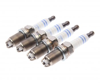 1 039 р. Свеча зажигания FLR8LDСU+ 1.0 (4шт.) BOSCH BOSCH 0242229878  с доставкой в г. Керчь. Увеличить фотографию 1