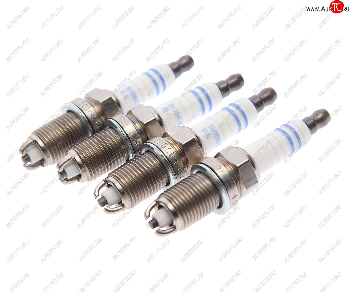 1 039 р. Свеча зажигания FLR8LDСU+ 1.0 (4шт.) BOSCH BOSCH 0242229878  с доставкой в г. Керчь