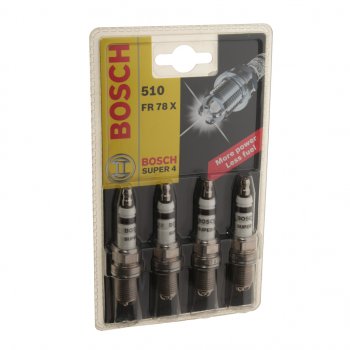 2 099 р. Свеча зажигания FR78X SUPER-4 комплект BOSCH BOSCH 0242232802  с доставкой в г. Керчь. Увеличить фотографию 1