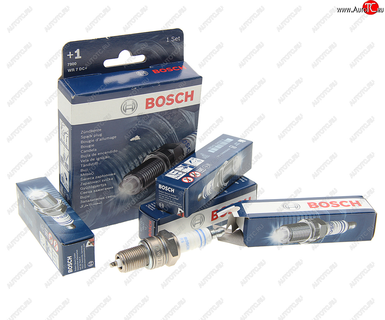 829 р. Свеча зажигания ВАЗ-2108 WR7DC+ комплект (замена для 0241235982) BOSCH BOSCH 0242235909  с доставкой в г. Керчь