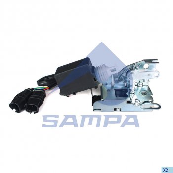 4 999 р. Замок двери MAN TGA левый SAMPA SAMPA 024.255  с доставкой в г. Керчь. Увеличить фотографию 1