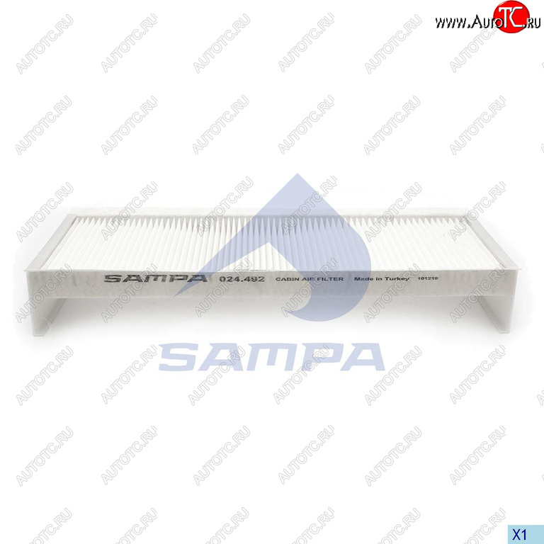 999 р. Фильтр воздушный салона MAN TGA,TGL,TGM SAMPA SAMPA 024.492-01  с доставкой в г. Керчь