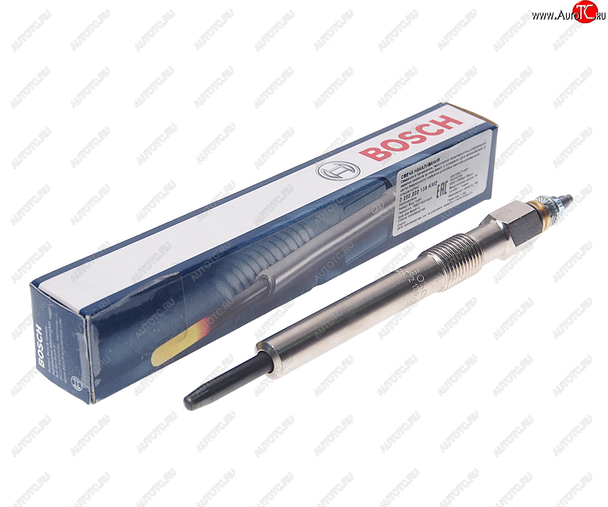 989 р. Свеча накаливания BOSCH BOSCH 0250202136  с доставкой в г. Керчь