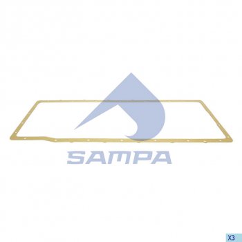 1 539 р. Прокладка MAN TGA,TGX,TGS дв.D2066 картера масляного SAMPA SAMPA 025.027  с доставкой в г. Керчь. Увеличить фотографию 1