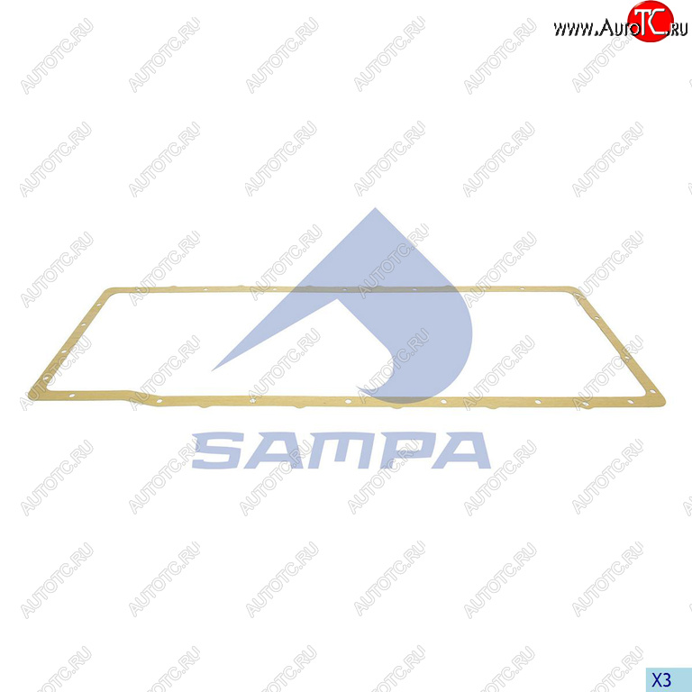 1 539 р. Прокладка MAN TGA,TGX,TGS дв.D2066 картера масляного SAMPA SAMPA 025.027  с доставкой в г. Керчь