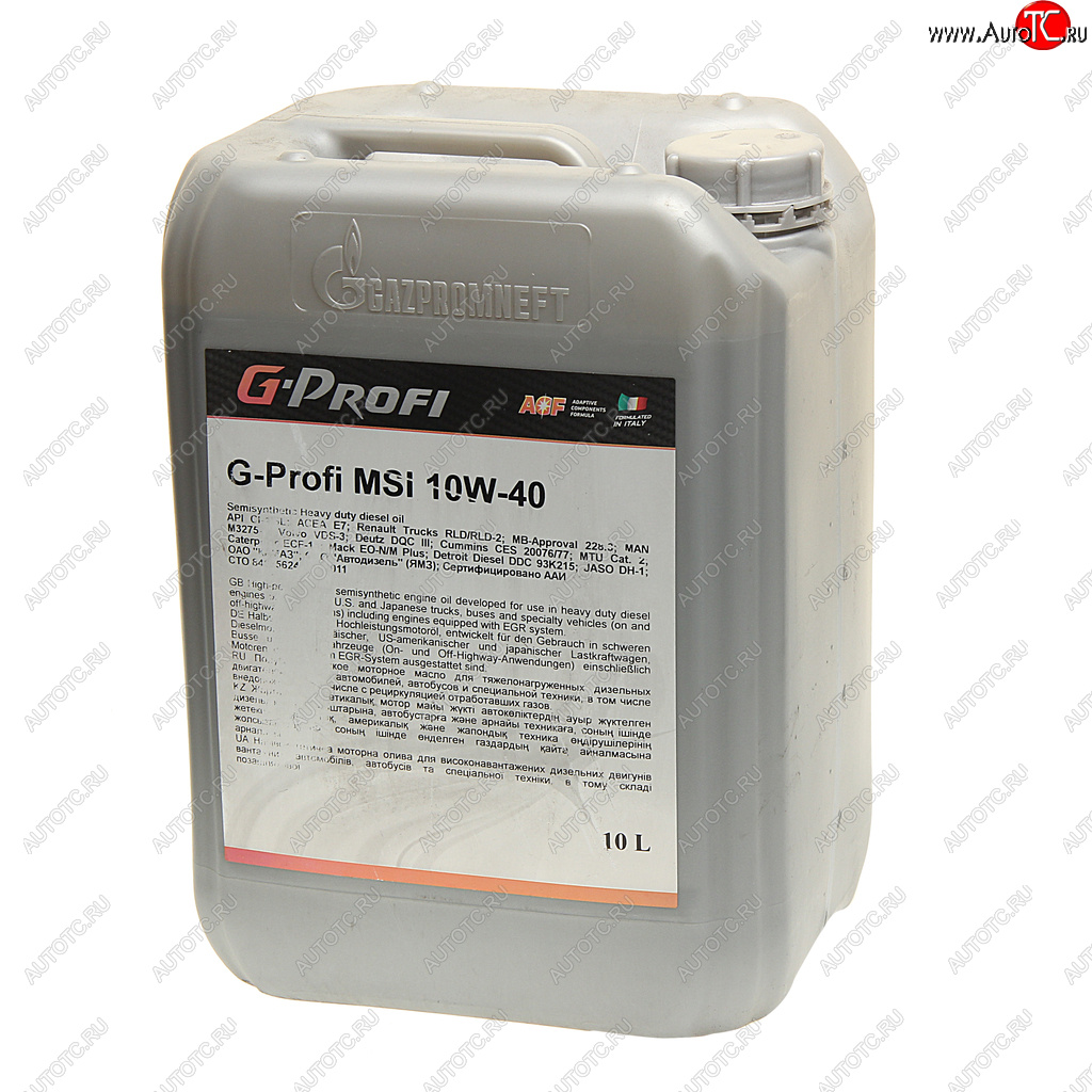 4 299 р. Масло дизельное G-PROFI MSI CI-4E5 10W40 псинт.10л G-ENERGY GAZPROMNEFT 0253142020  с доставкой в г. Керчь