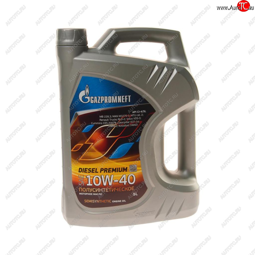 2 179 р. Масло дизельное DIESEL PREMIUM CI-4SLE7E5 10W40 псинт.5л GAZPROMNEFT GAZPROMNEFT 0253142105  с доставкой в г. Керчь