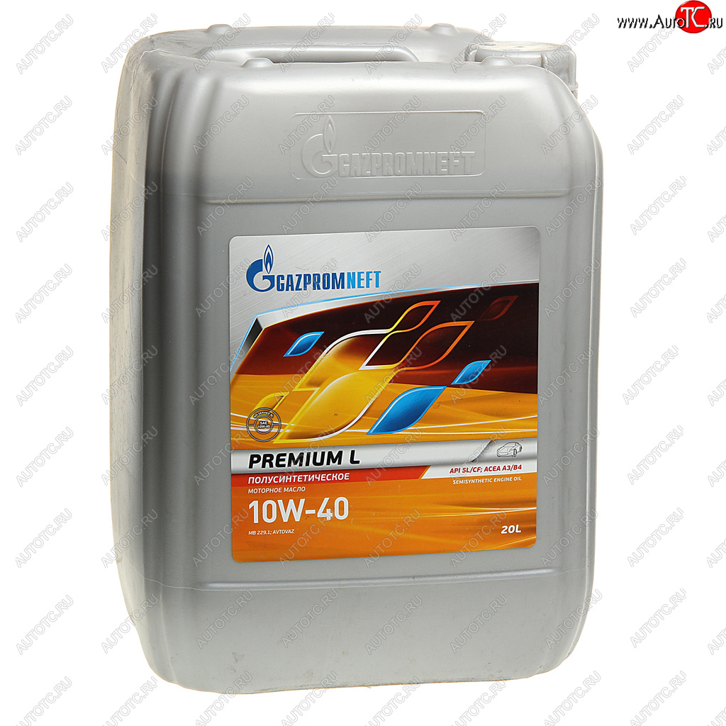 6 699 р. Масло моторное Premium L SLCF 10W40 псинт.20л17.83кг GAZPROMNEFT GAZPROMNEFT 0253142213  с доставкой в г. Керчь