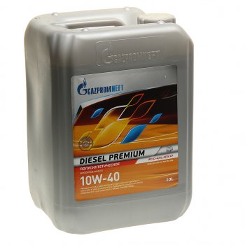 4 199 р. Масло дизельное DIESEL PREMIUM CI-4SLE7E5 10W40 псинт.10л9.23кг GAZPROMNEFT GAZPROMNEFT 0253142307  с доставкой в г. Керчь. Увеличить фотографию 1