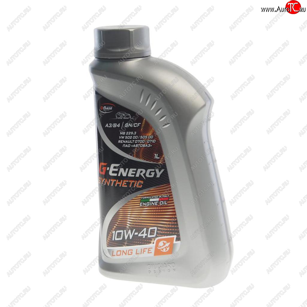 599 р. Масло моторное Synthetic Long Life SNCFA3B4 10W40 синт.1л G-ENERGY GAZPROMNEFT 0253142394  с доставкой в г. Керчь