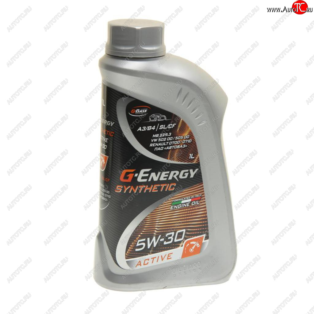 689 р. Масло моторное Synthetic Active SNCFA3B4 5W30 синт.1л G-ENERGY GAZPROMNEFT 0253142404  с доставкой в г. Керчь