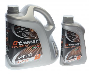 2 399 р. Масло моторное Synthetic Active SNCFA3B4 5W40 синт.4+1л G-ENERGY GAZPROMNEFT 0253142410a  с доставкой в г. Керчь. Увеличить фотографию 1