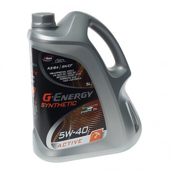 2 899 р. Масло моторное Synthetic Active SNCFA3B4 5W40 синт.5л G-ENERGY GAZPROMNEFT 0253142411  с доставкой в г. Керчь. Увеличить фотографию 1