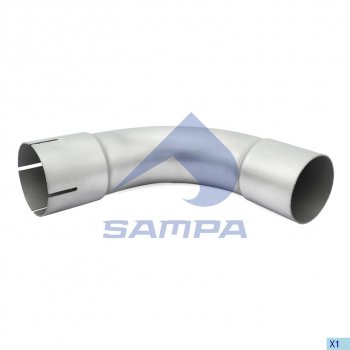 1 599 р. Труба глушителя промежуточная MAN TGL SAMPA SAMPA 025.372  с доставкой в г. Керчь. Увеличить фотографию 1