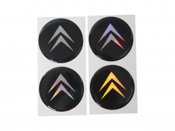 Эмблема диска колесного CITROEN (6см) комплект 4шт. AUTOSTICKERS 02564021966