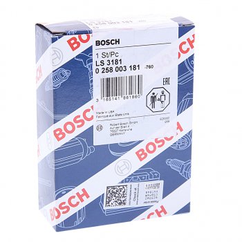 6 899 р. Датчик кислорода VW Golf (2 провод) BOSCH BOSCH 0258003181  с доставкой в г. Керчь. Увеличить фотографию 3