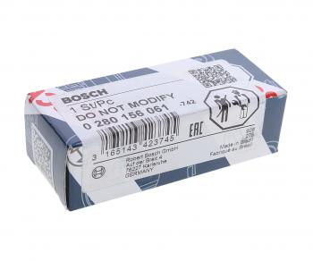 6 199 р. Форсунка VW Golf (12-14) SEAT Altea (11-13) SKODA Octavia (04-13) топливная BOSCH BOSCH 0280156061 BOSCH 0280156061  с доставкой в г. Керчь. Увеличить фотографию 3