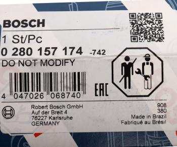 4 549 р. Форсунка KIA Ceed (06-),Cerato (06-) BOSCH BOSCH 0280157174 BOSCH 0280157174  с доставкой в г. Керчь. Увеличить фотографию 6