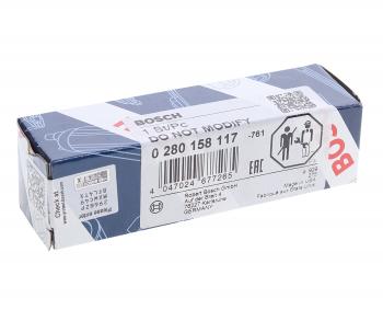 5 949 р. Форсунка VW Passat (96-05) топливная BOSCH BOSCH 0280158117 BOSCH 0280158117  с доставкой в г. Керчь. Увеличить фотографию 3