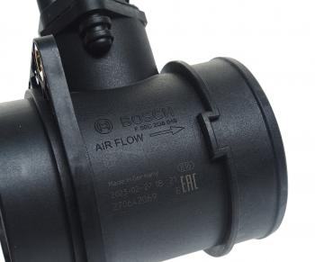 12 649 р. Датчик массового расхода воздуха VW Golf (97-06) AUDI A4 (94-08) SKODA Octavia (97-10) BOSCH BOSCH 0280218340  с доставкой в г. Керчь. Увеличить фотографию 4