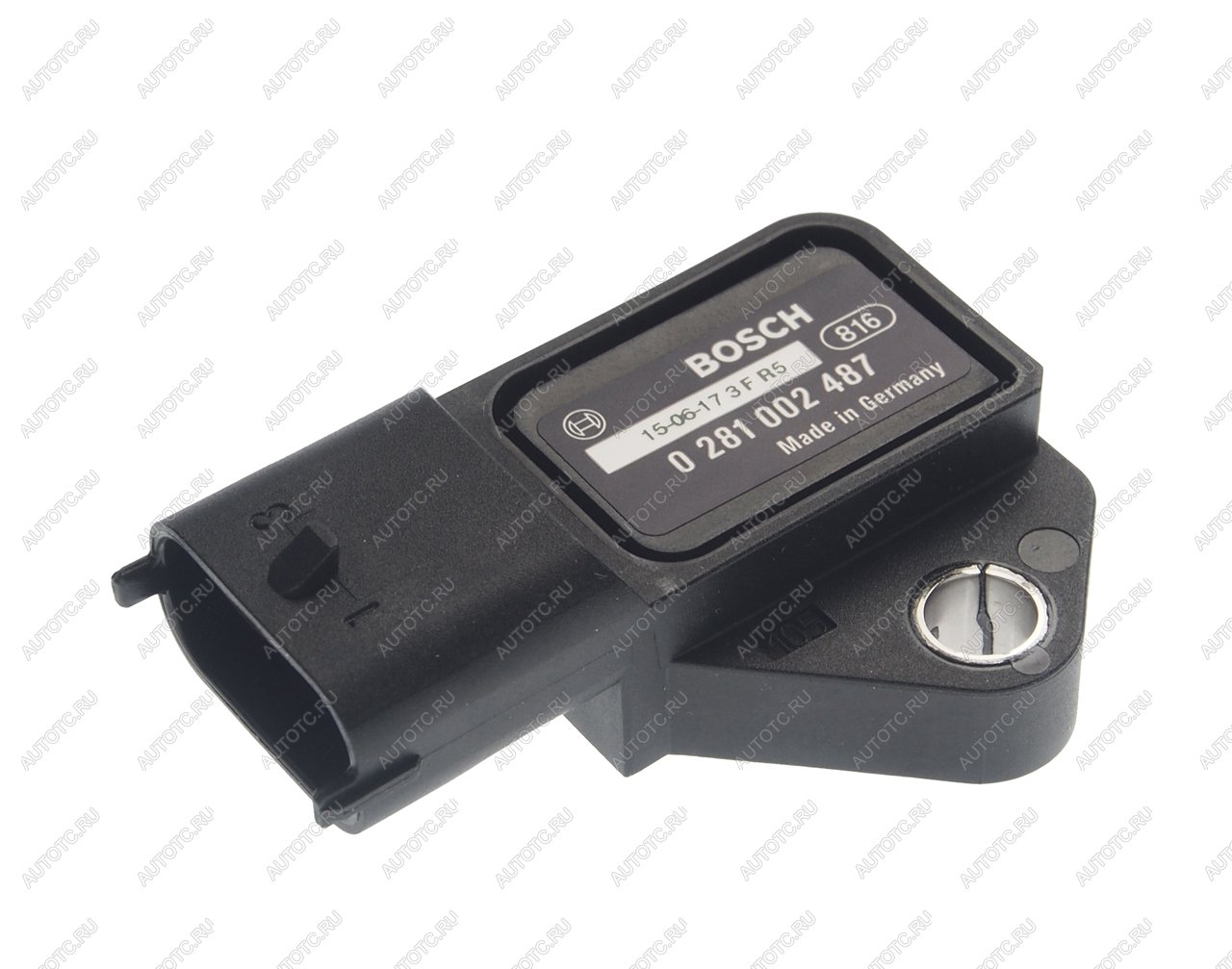 6 999 р. Датчик абсолютного давления воздуха OPEL Astra G (03-09),Corsa C (03-06) BOSCH BOSCH 0281002487  с доставкой в г. Керчь