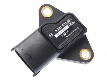 4 949 р. Датчик давления MAN TGA,TGL,TGX наддува (необходим переходник F00C3G1902) BOSCH BOSCH 0281002655  с доставкой в г. Керчь. Увеличить фотографию 1