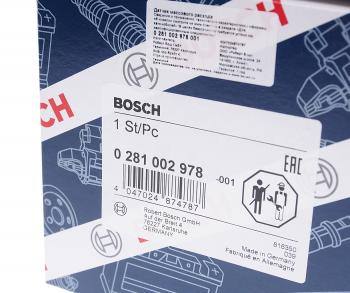 17 399 р. Датчик массового расхода воздуха MERCEDES Sprinter (09-) BOSCH BOSCH 0281002978  с доставкой в г. Керчь. Увеличить фотографию 6