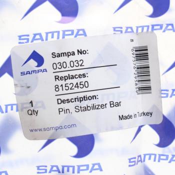 519 р. Палец VOLVO стабилизатора заднего SAMPA SAMPA 030.032  с доставкой в г. Керчь. Увеличить фотографию 2