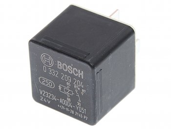 589 р. Реле SCANIA IVECO MAN DAF (24V 20A) с диодом BOSCH BOSCH 0332209204  с доставкой в г. Керчь. Увеличить фотографию 1