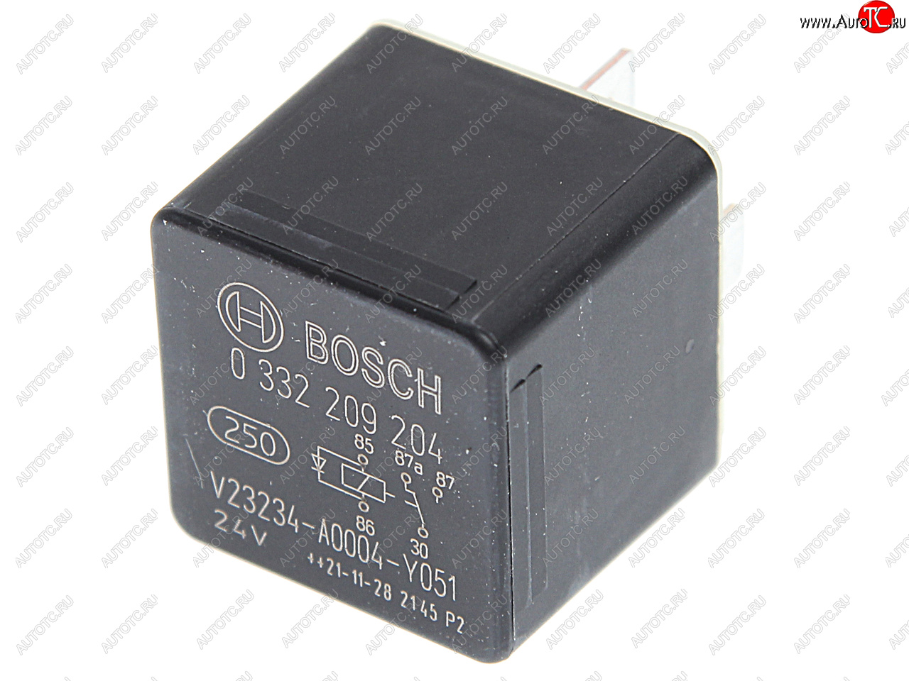 589 р. Реле SCANIA IVECO MAN DAF (24V 20A) с диодом BOSCH BOSCH 0332209204  с доставкой в г. Керчь