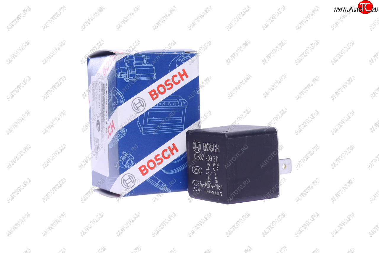 459 р. Реле MAN MERCEDES пять контактов (24V,20A) BOSCH BOSCH 0332209211  с доставкой в г. Керчь