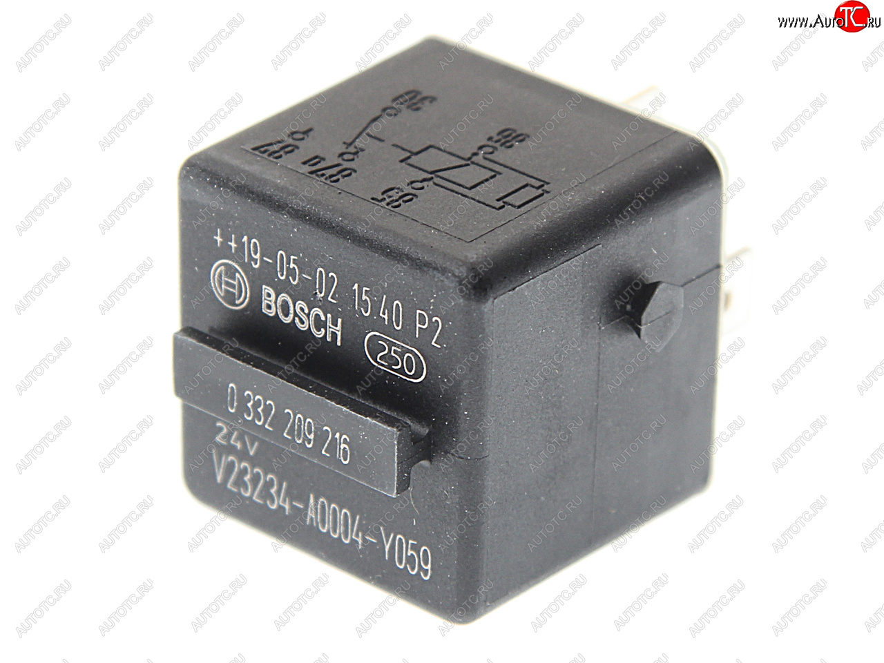 729 р. Реле электромагнитное 24V 5-ти контактное (30A) BOSCH BOSCH 0332209216  с доставкой в г. Керчь