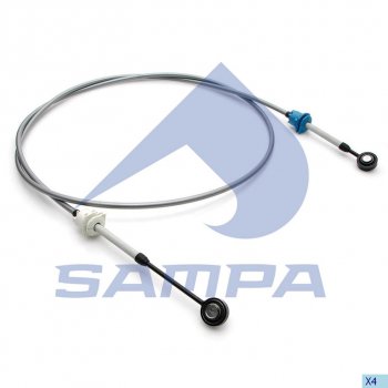 3 599 р. Трос VOLVO переключения КПП L=2750мм SAMPA SAMPA 033.229  с доставкой в г. Керчь. Увеличить фотографию 1