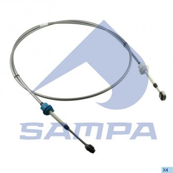 Трос КПП VOLVO FM,FMX L=2890мм серый SAMPA SAMPA 033.461