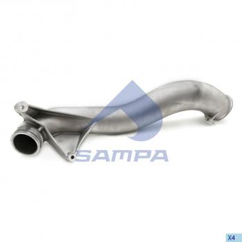 Труба VOLVO FH12 интеркулера SAMPA SAMPA 034.196
