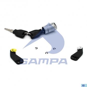 519 р. Личинка RENAULT Midlum замка двери (1 личинка,2 ключа) SAMPA SAMPA 034.265  с доставкой в г. Керчь. Увеличить фотографию 1