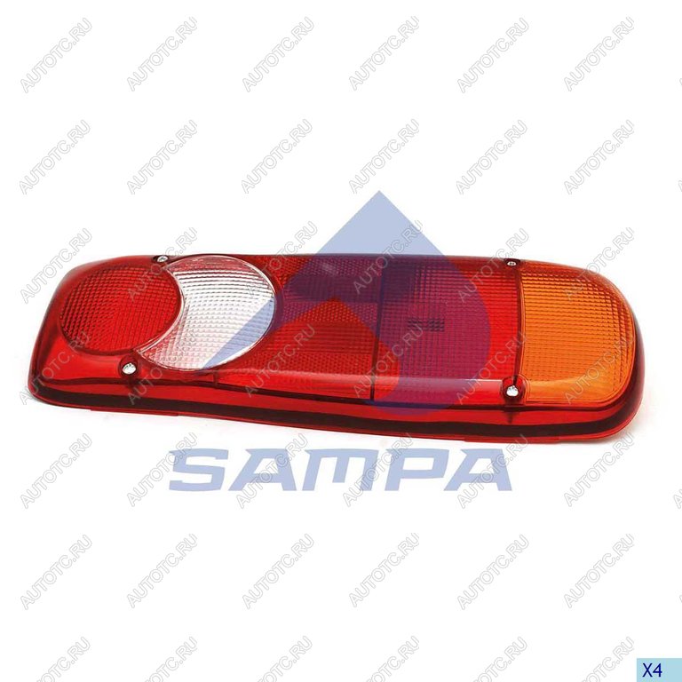 1 659 р. Рассеиватель DAF RENAULT фонаря заднего левогоправого SAMPA SAMPA 034.346  с доставкой в г. Керчь
