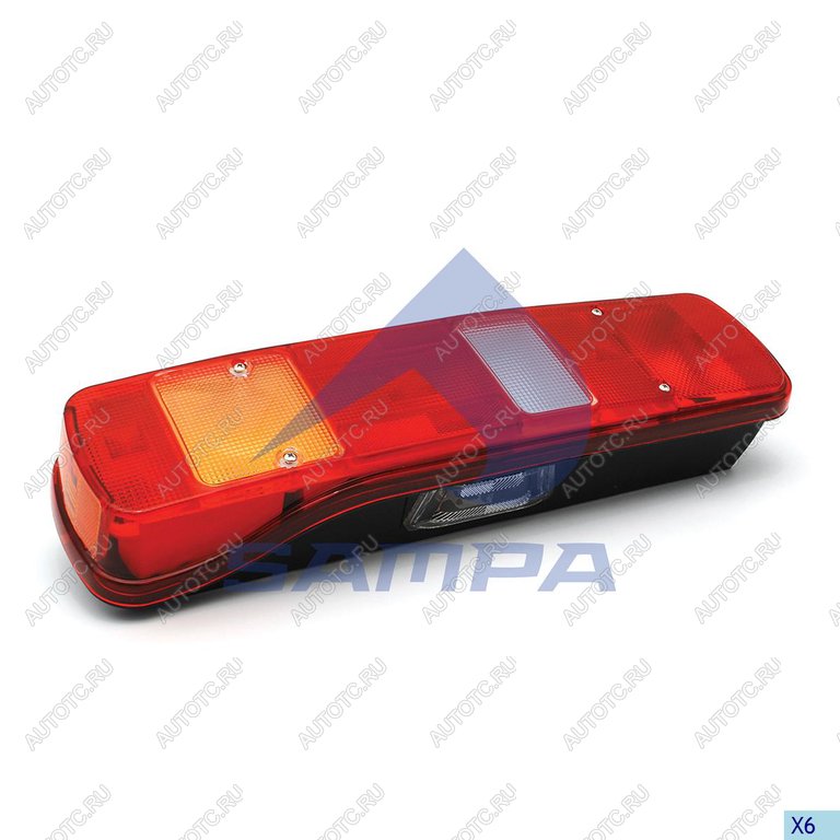 2 799 р. Фонарь задний VOLVO FH,FM левый (АМР-разъем боковой) SAMPA SAMPA 034.354  с доставкой в г. Керчь