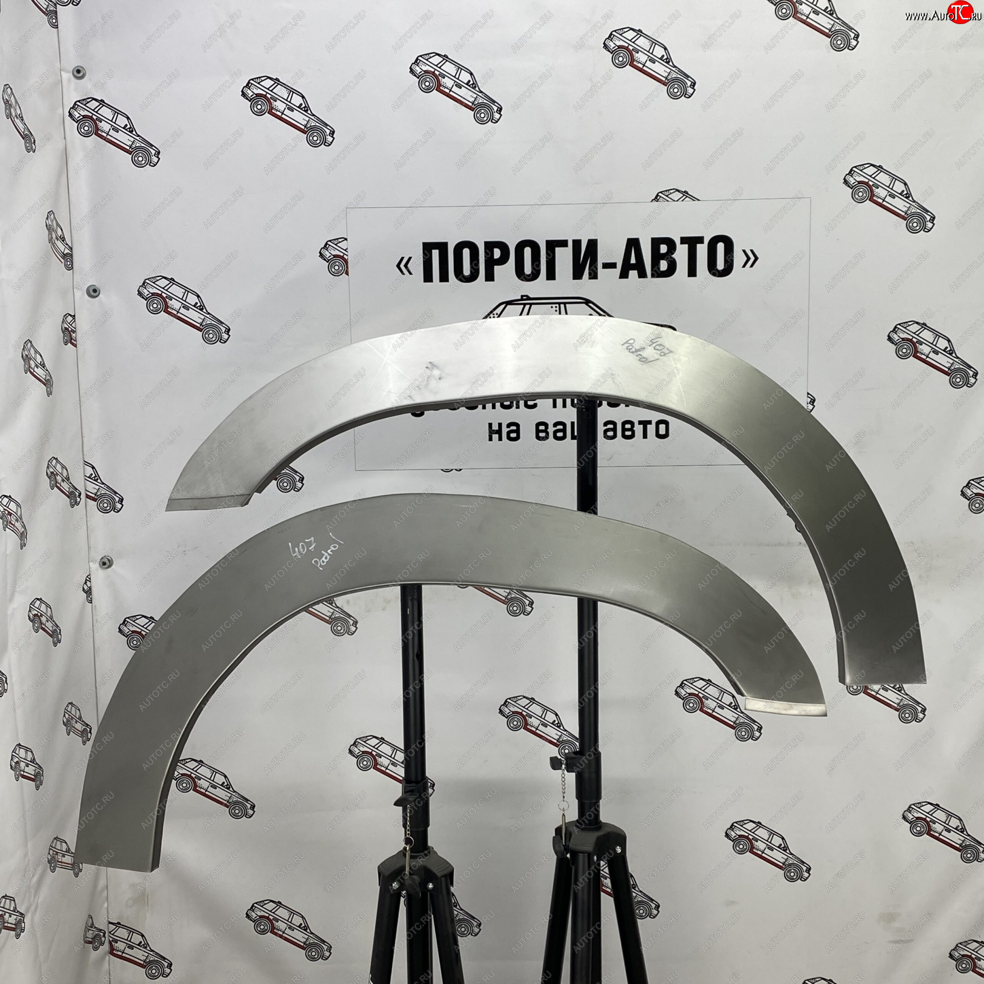 2 199 р. Ремонтные арки передних крыльев (Левая арка) Пороги-Авто Nissan Patrol 5 Y61 2-ой рестайлинг (2004-2010) (холоднокатаная сталь 0,8мм)  с доставкой в г. Керчь