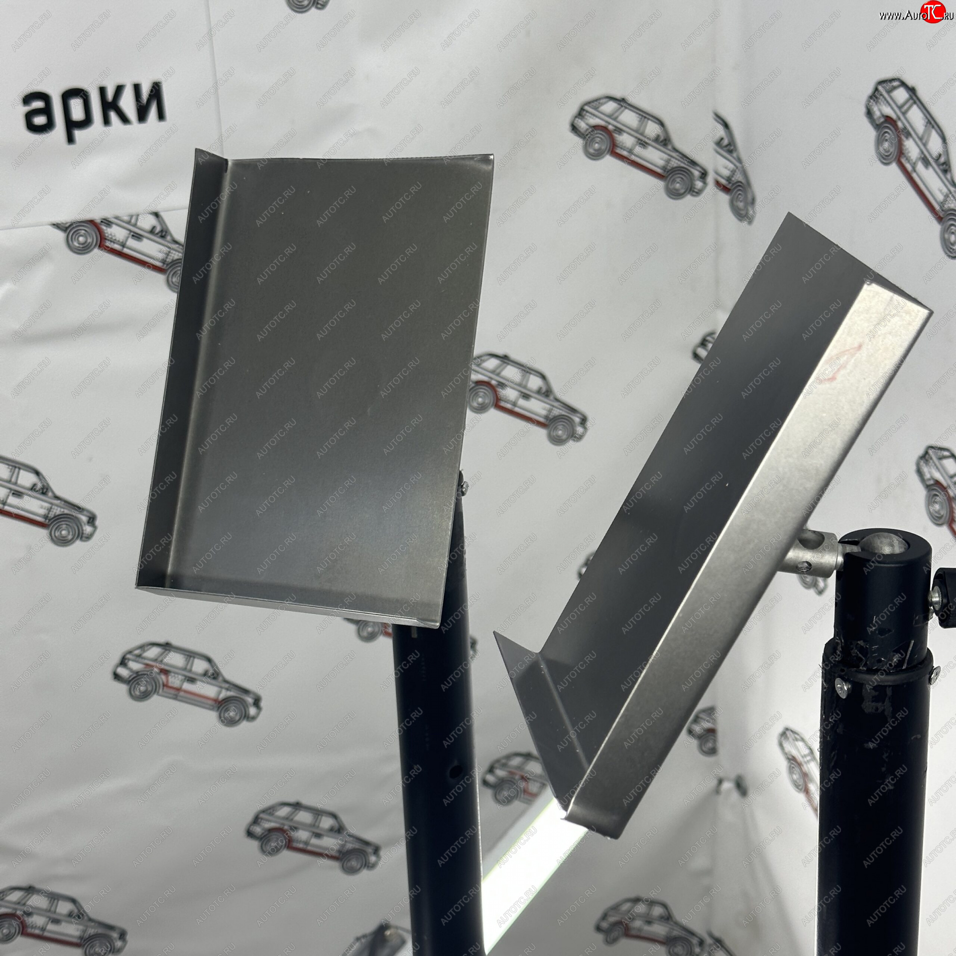 899 р. Комплект задних ремонтных торцевых заглушек (универсальные, 2 шт) Пороги-Авто   (холоднокатаная сталь 1мм )  с доставкой в г. Керчь