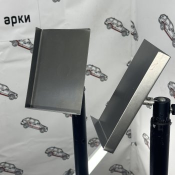 Левая задняя ремонтная торцевая заглушка (универсальная) Пороги-Авто  (холоднокатаная сталь 1мм)