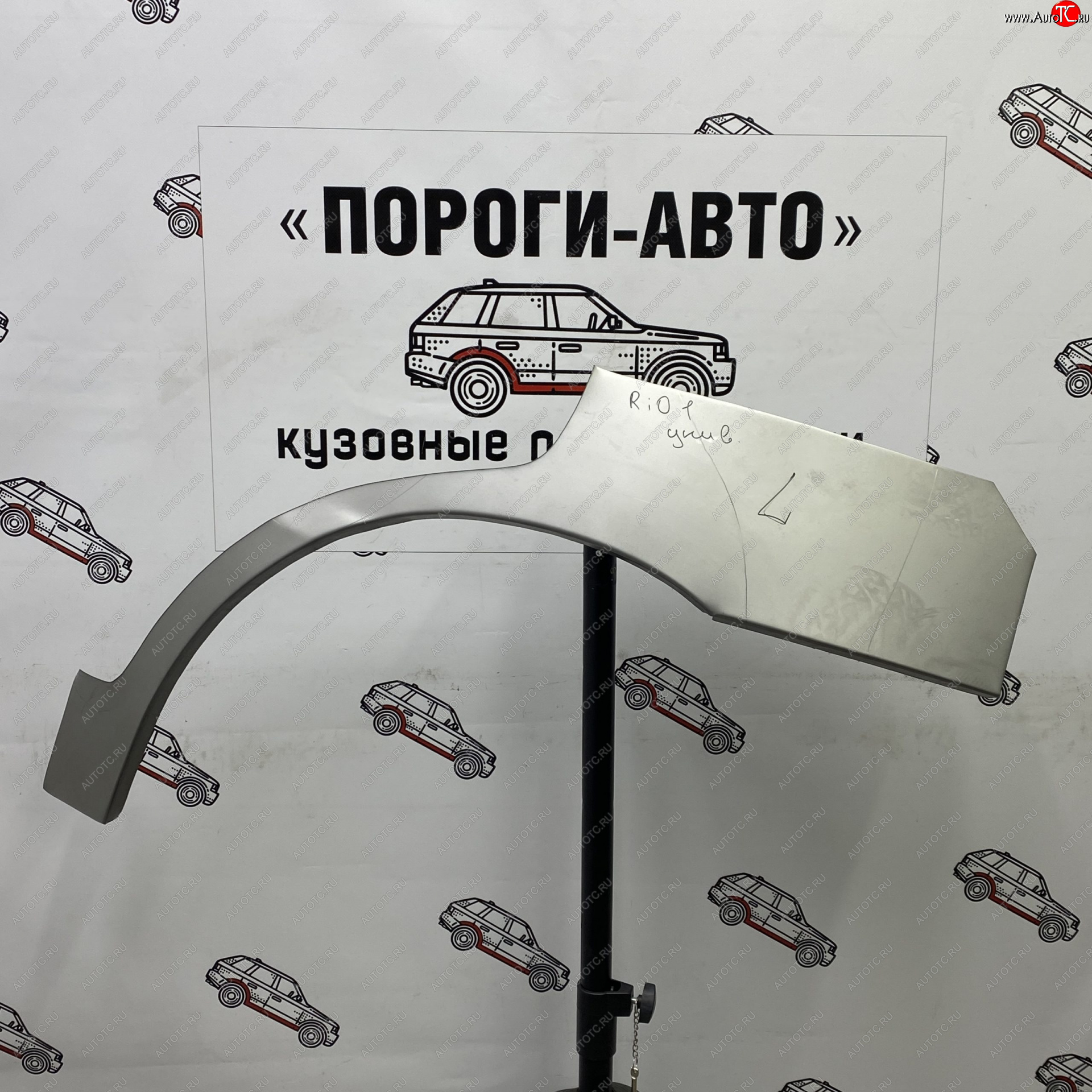 2 199 р. Ремонтные арки задних крыльев (Правая арка) Пороги-Авто  KIA Rio  1 DC (2000-2005) дорестайлинг седан, дорестайлинг универсал, рестайлинг седан, рестайлинг универсал (холоднокатаная сталь 0,8мм)  с доставкой в г. Керчь