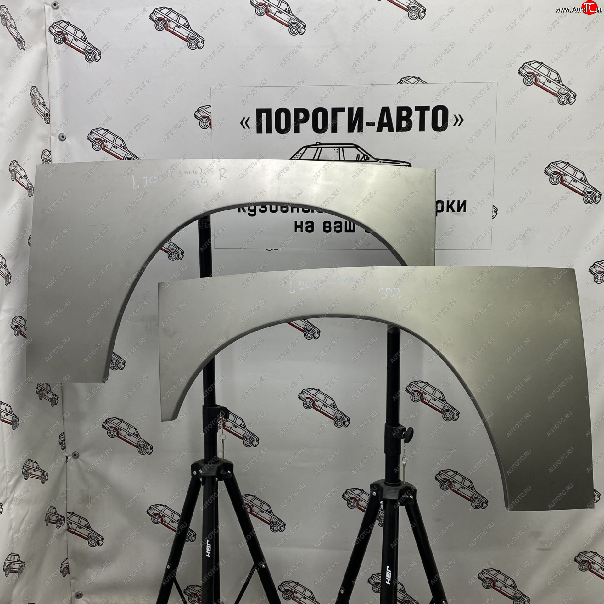 2 199 р. Ремонтные арки задних крыльев (Правая арка) Пороги-Авто Mitsubishi L200 3 K6T-K7T дорестайлинг (1996-2005) (холоднокатаная сталь 0,8мм)  с доставкой в г. Керчь