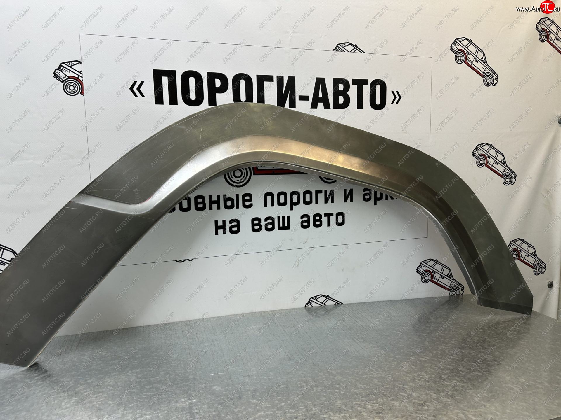 2 199 р. Ремонтные арки передних крыльев (Правая арка) Пороги-Авто  Mitsubishi Pajero  1 L040 (1982-1991) (холоднокатаная сталь 0,8мм)  с доставкой в г. Керчь