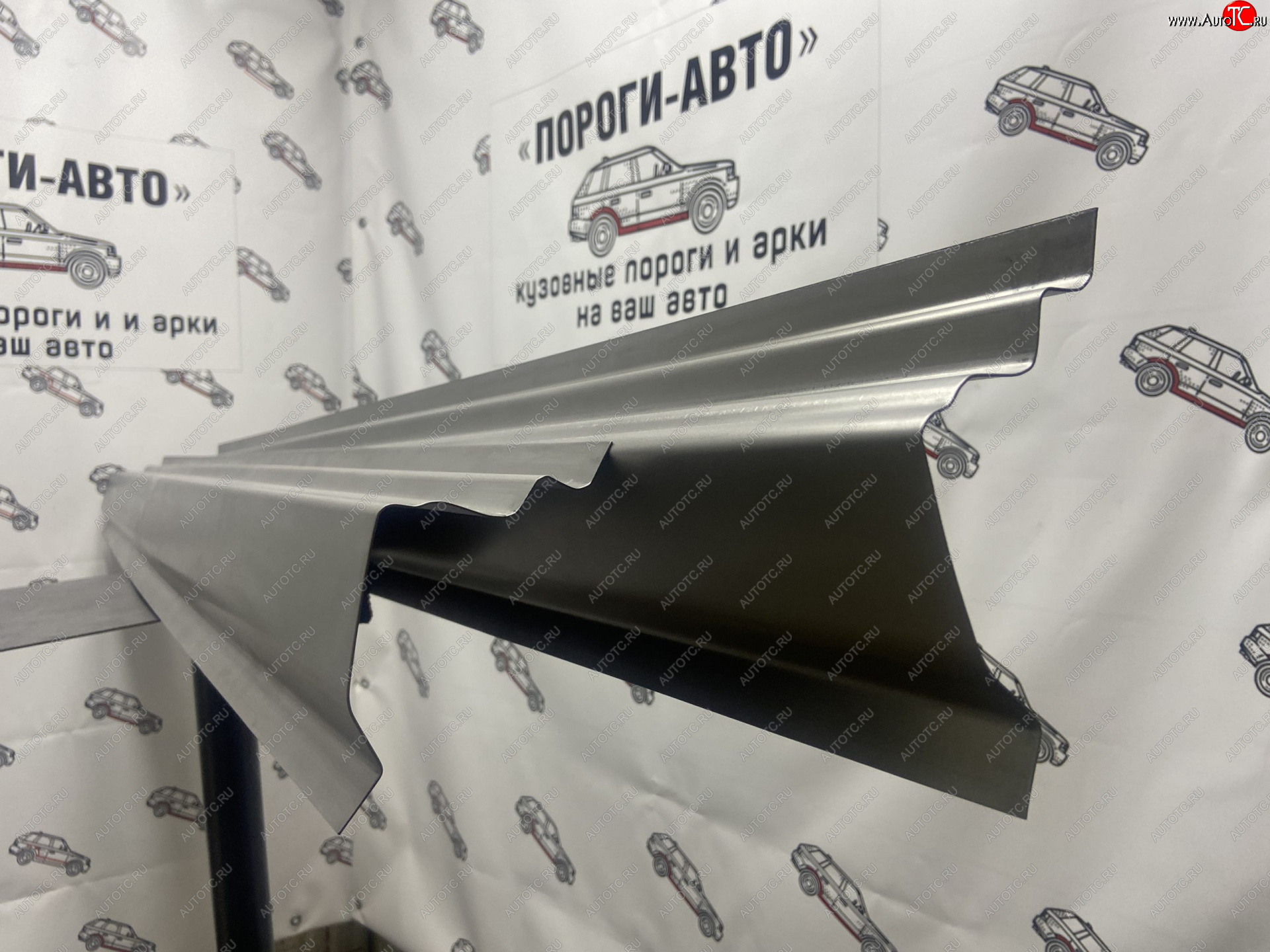 5 649 р. Ремкомплект порогов (2 шт.) Пороги-Авто Лада 2114 (2001-2014) (Холоднокатанная сталь 1 мм)  с доставкой в г. Керчь