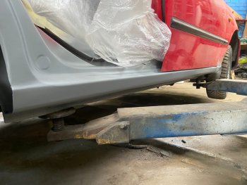 Ремкомплект порогов (2 шт.) Пороги-Авто Hyundai Accent  2 LC (1999-2012) седан дорестайлинг (ТагАЗ) (Холоднокатанная сталь 1 мм)