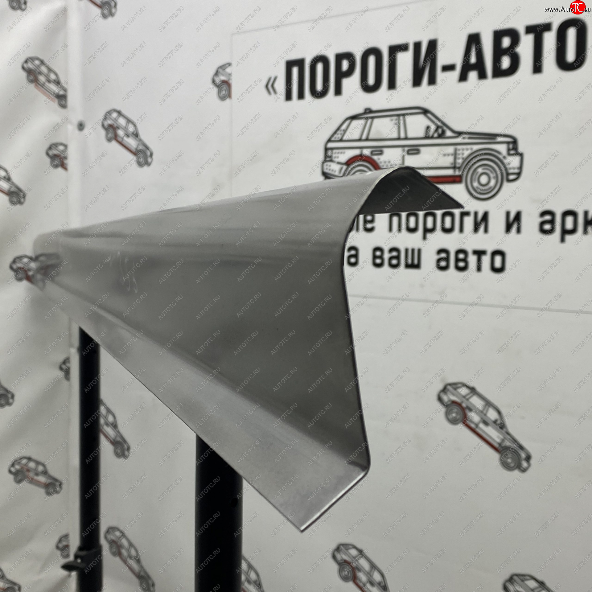 1 989 р. Левый ремонтный порог Пороги-Авто Toyota Land Cruiser Prado J120 (2002-2009) (Холоднокатанная сталь 1 мм)  с доставкой в г. Керчь
