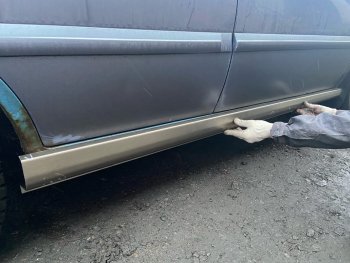 Ремкомплект порогов (2 шт.) Пороги-Авто KIA Rio  1 DC (2000-2005) дорестайлинг седан, дорестайлинг универсал, рестайлинг седан, рестайлинг универсал (Холоднокатанная сталь 1 мм)