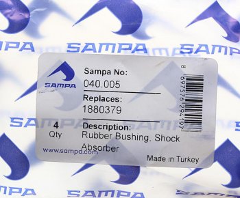 75 р. Втулка амортизатора SCANIA 92-147,6 series переднегозаднего SAMPA SAMPA 040.005  с доставкой в г. Керчь. Увеличить фотографию 2